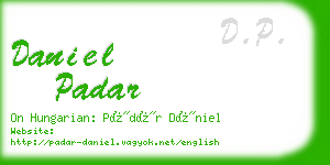 daniel padar business card